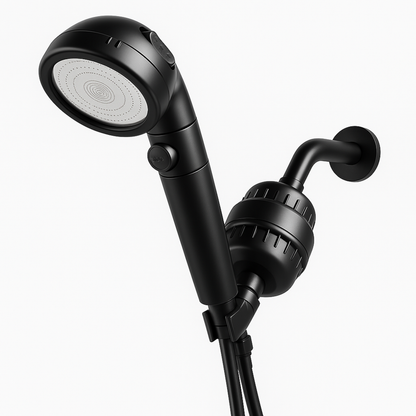 Hard Water Filtration Kit Black Ionic stones