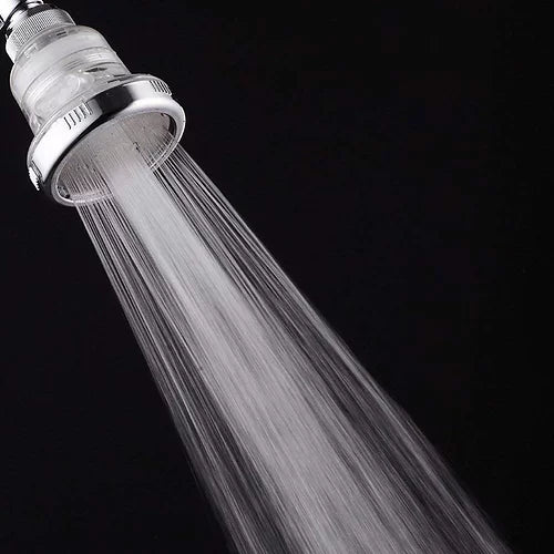 High-pressure handheld shower head with stone filtration